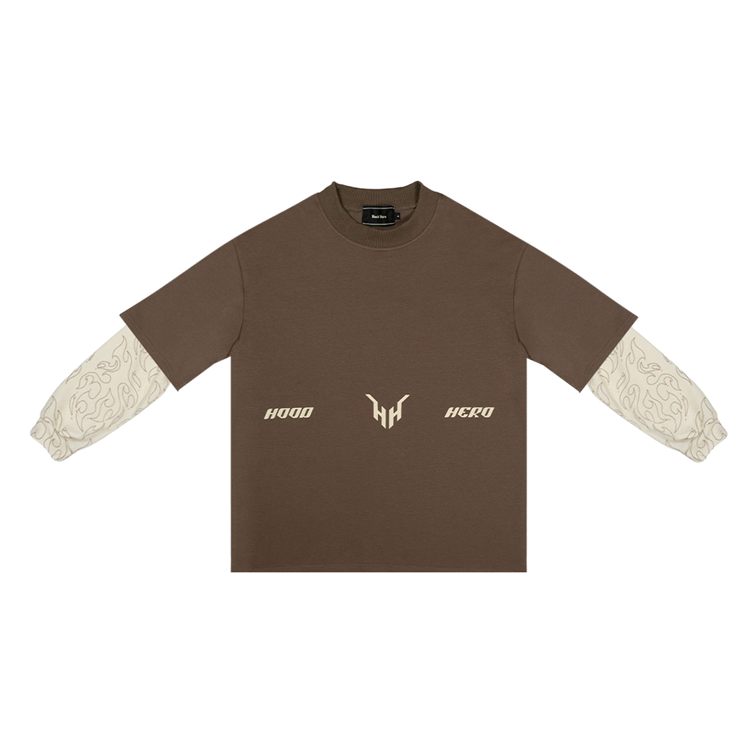 Longsleeve T-shirt Fly - Brown